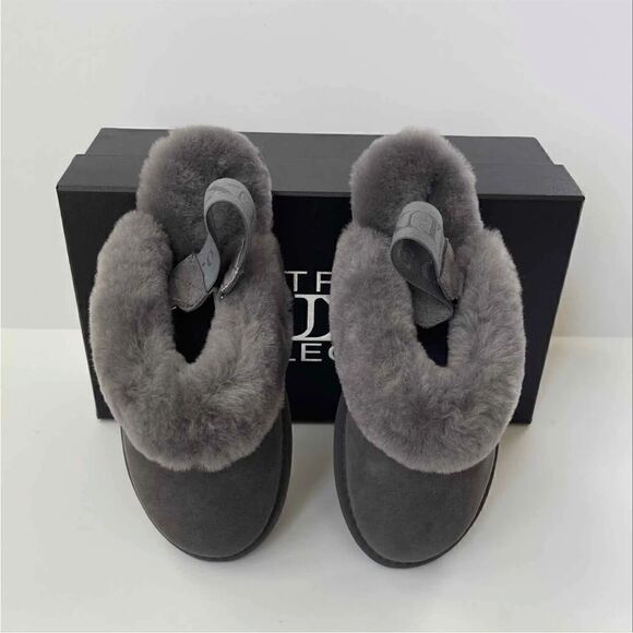 Australia luxe Collective genuine soft shearling slingback mule slipper size 7 - Picture 6 of 10